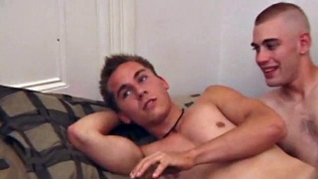 Brock is back and he's joined by Nick Needs. The boys can't wait to get naked and get started. Nick's mouth finds its way onto Brock's cock and he works that meat, much to Brock's delight.