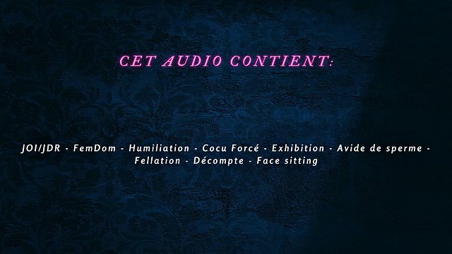 [French Audio Porn] Empty your balls for your mistress