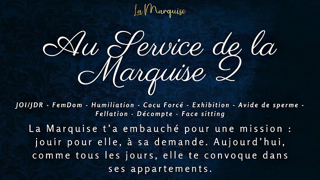 [French Audio Porn] Empty your balls for your mistress