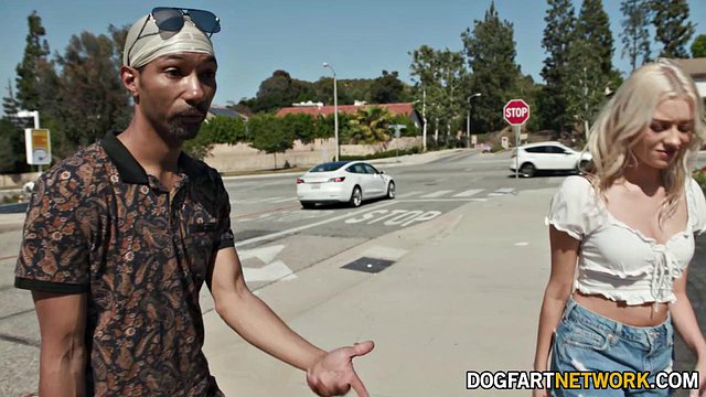 Hot Stranger Gets Spitroasted By Ex Con & His Buddy Skyler Storm Dogfart