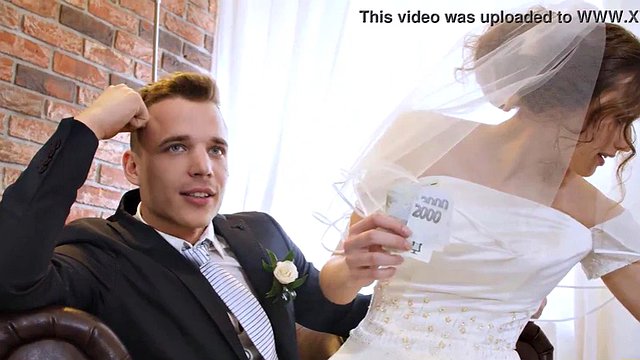 HUNT4K. Cute Czech Bride Spends Her First Night With A Rich Stranger