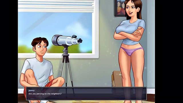 All Sex Scene With Mia - Virgin College Mate Fucked - Summertime Saga - Animated Porn