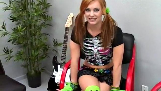 Rocker teen takes dick deep in her juicy wet pussy