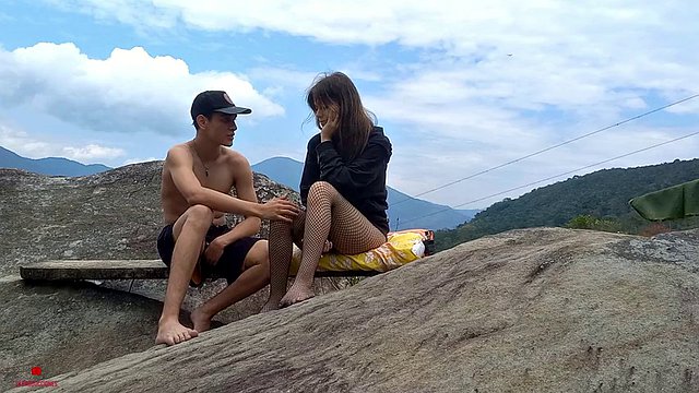 I give my stepsister a good fuck on a family outing, we almost got caught