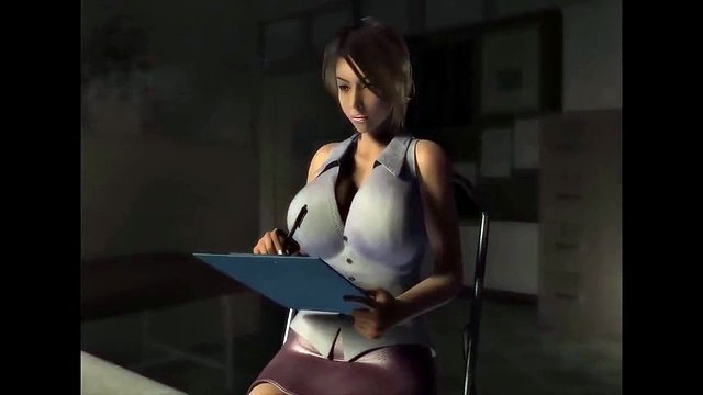Hot female doctor enjoys patient's big cock in hospital bed