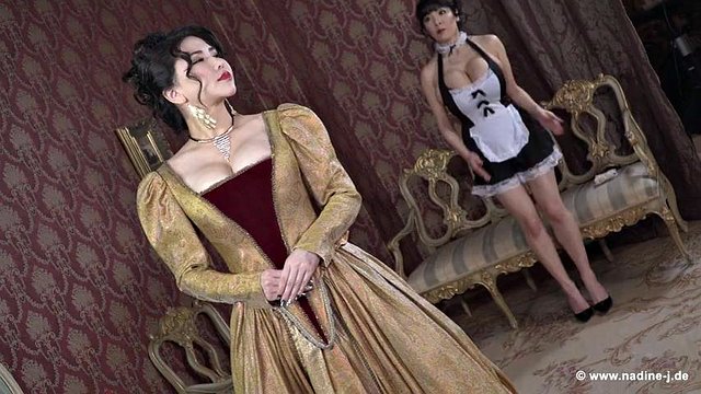 Queen & Maid ft. Hitomi Tanaka & Anri Okita: Big Tits, Asian & Lesbian Porn