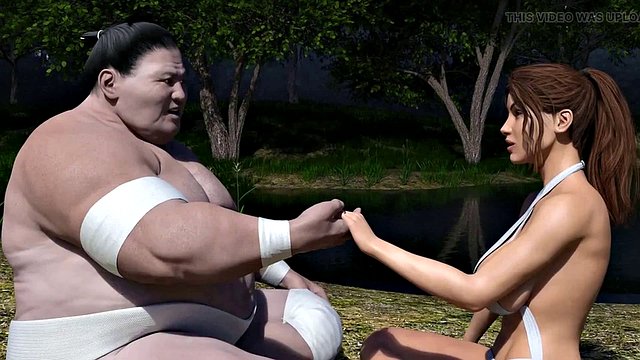 Laura's Lustful Secrets: Wife Cheats on Her Husband with a Big Chubby Sumo Wrestler - Episode 66