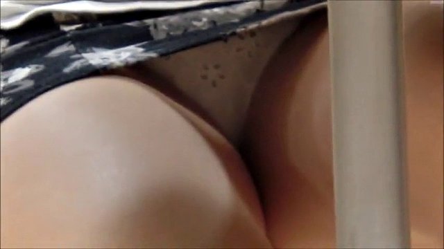 Kinky guy receives a closeup shot sexy asian girls skirt