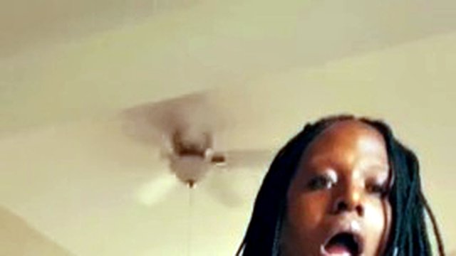 sexy black bbw tranny masturbating