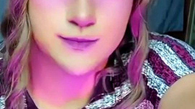 HANDS-FREE CUMSHOT Pinky sexy ladyboy cute delicious cock masturbation