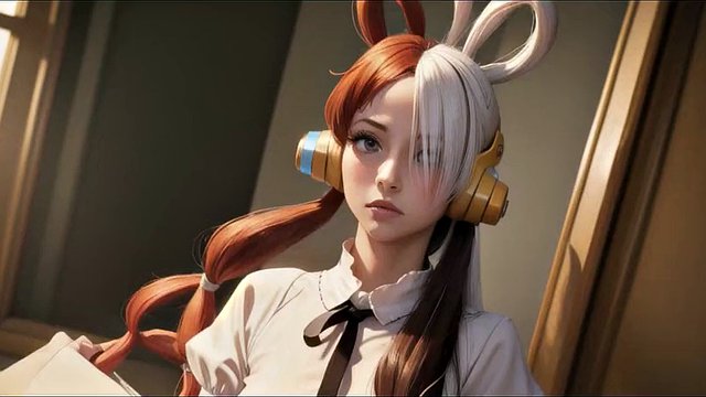 AI-created Uta from One Piece is very sexy