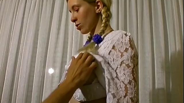 French blonde teen gives her anal virginity to a hard cock