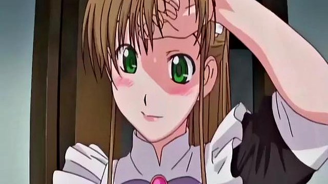 Criada anime japonesa pillada masturbándose