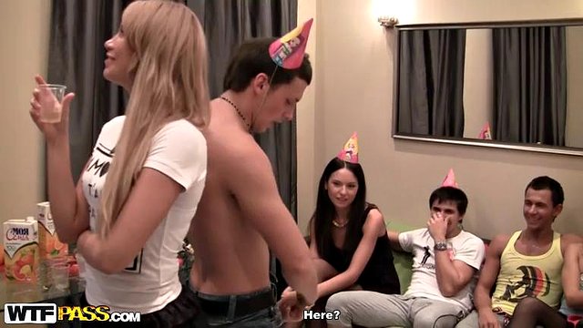 Sexy student girl drilled on the kitchen table