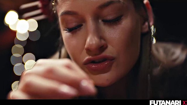 Girl Swallowing Shemale Cum - Redhead Mesmerized Into Submission by Futa Witch