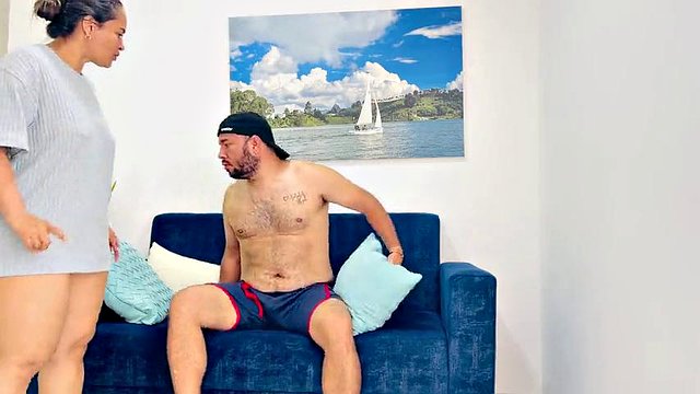 Stepmother catches me watching porn and bribes me not to tell dad if I fuck her