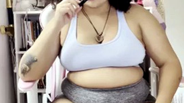 BBW Farts on Microphone with Thight Shorts JOI