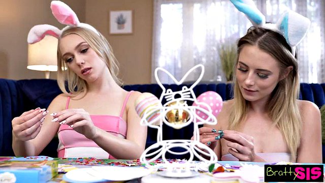 BrattySis Easter Creampie Surprise Compilation ft. Kyler Quinn by Bratty Sis: Porn