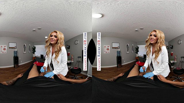 Dr. Taylor Vixxen Pounds Son's Injured Friend's Tight Hole with Her Big Cock in Steamy