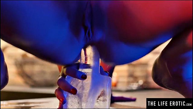 Cute exhibitionist shaves and strokes her pussy on the road ft. Bella B: Porn