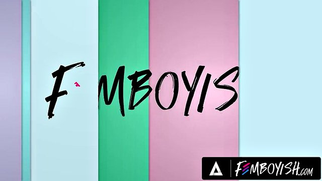 FEMBOYISH - Goth Twink Femboy Edward Terrant Wants Angel Elias's Huge Uncut Cock Up His Ass