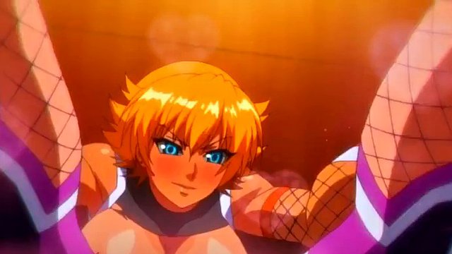 HMV★Asagi gets impregnated by a futanari evil exorcist and gets punched in the belly.