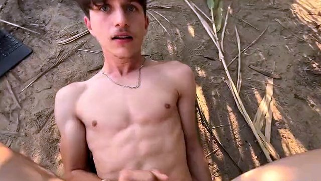 Twink fuck on public beach, caught rudely! Jay Magnus Yuven Letthemwatch
