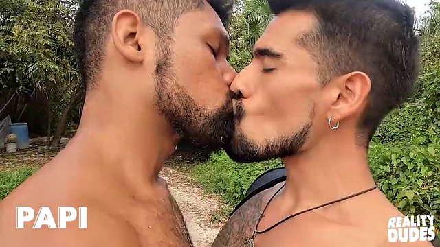 Benjamin and Damian take a romantic walk before kissing and passionately feeling each other's hard cocks - PAPI