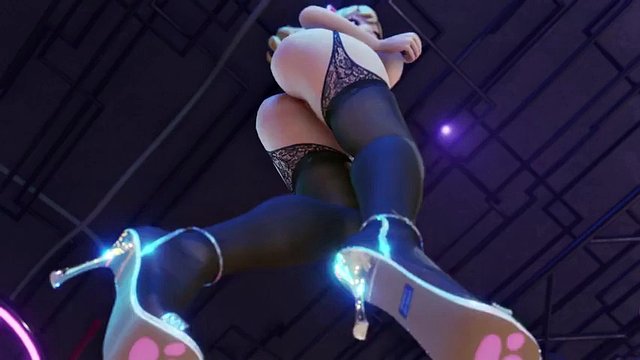Barbara Miku Miku MMD dances with Barbara's big ass