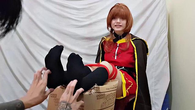 Megumin kitzeln: Amateur, asiatischer und fetischischer Porno