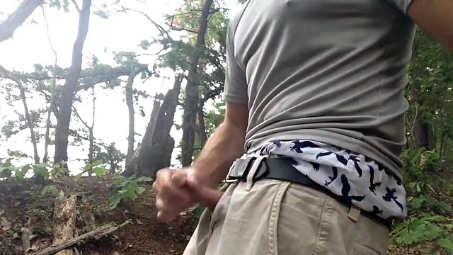 Masturbating and cumming in the forest and cumming. Verbal too!