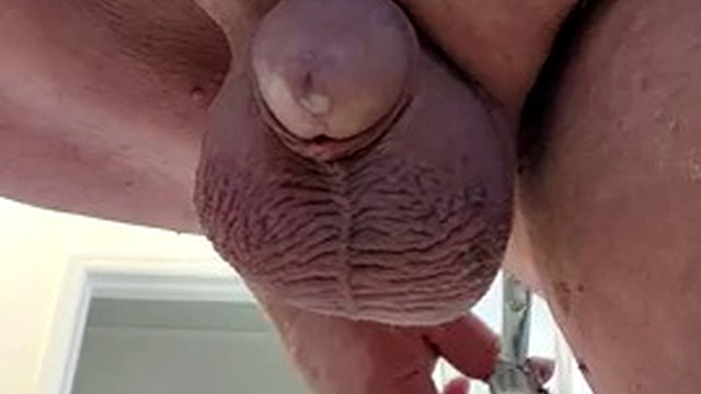 Anal toy insertion and prostate gland massage and milking