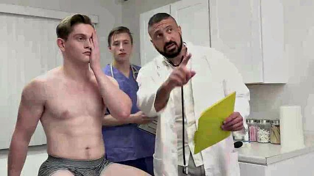 Doctor Tapes - Fit And Sexy Doctor Sticks In His Hard Cock Into Patient And Injects Him With Protein