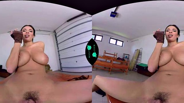 답변: 큰 가슴, 하드코어 및 갈색 머리 VR 포르노