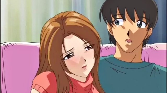 Anime teen babe fucking cock in group orgy